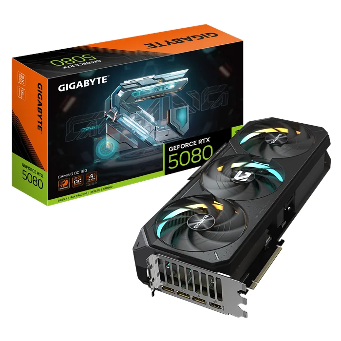 کارت گرافیک گیگابایت GeForce RTX 5080 GAMING OC 16GB