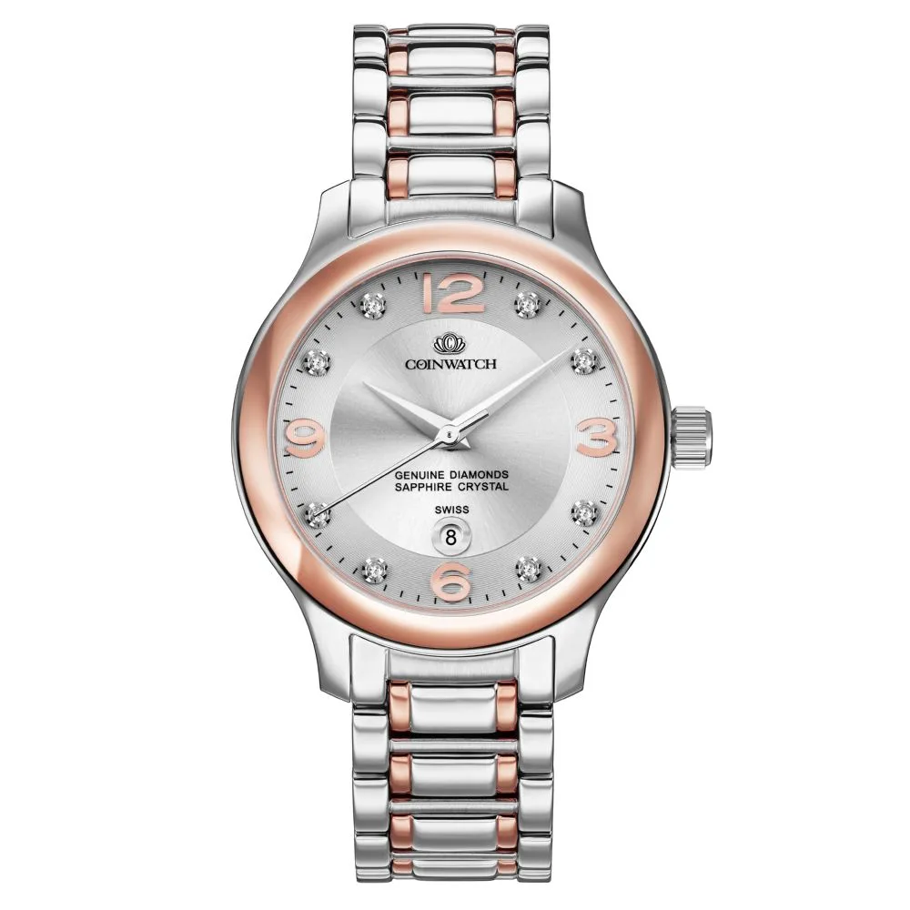 ساعت مچی عقربه ای زنانه کوین واچ (CoinWatch) مدل C133RSN